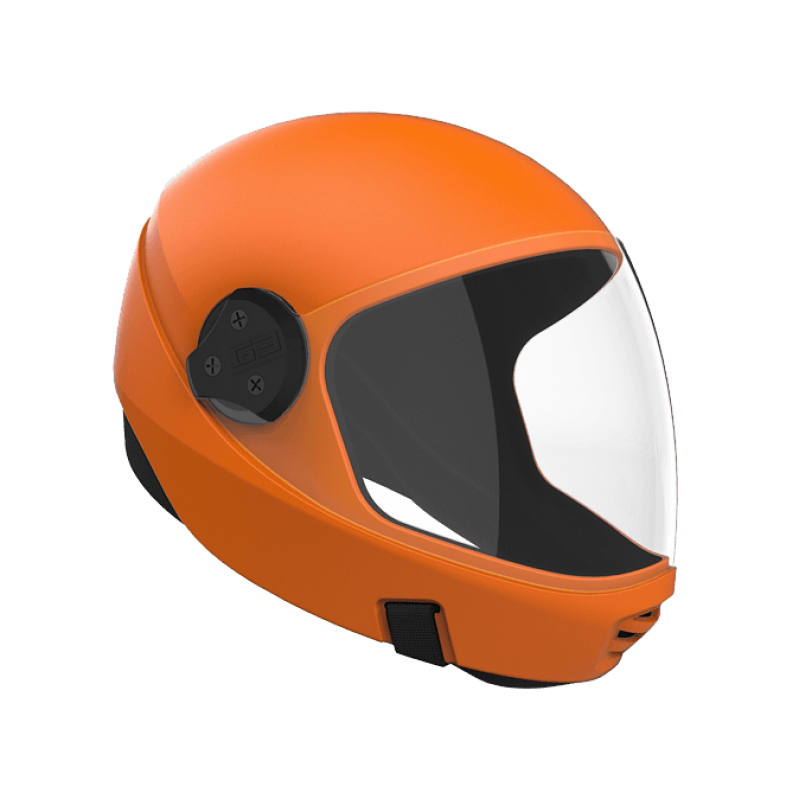 Peeksteep skydiving motorcycle goggles mirror/red strap 