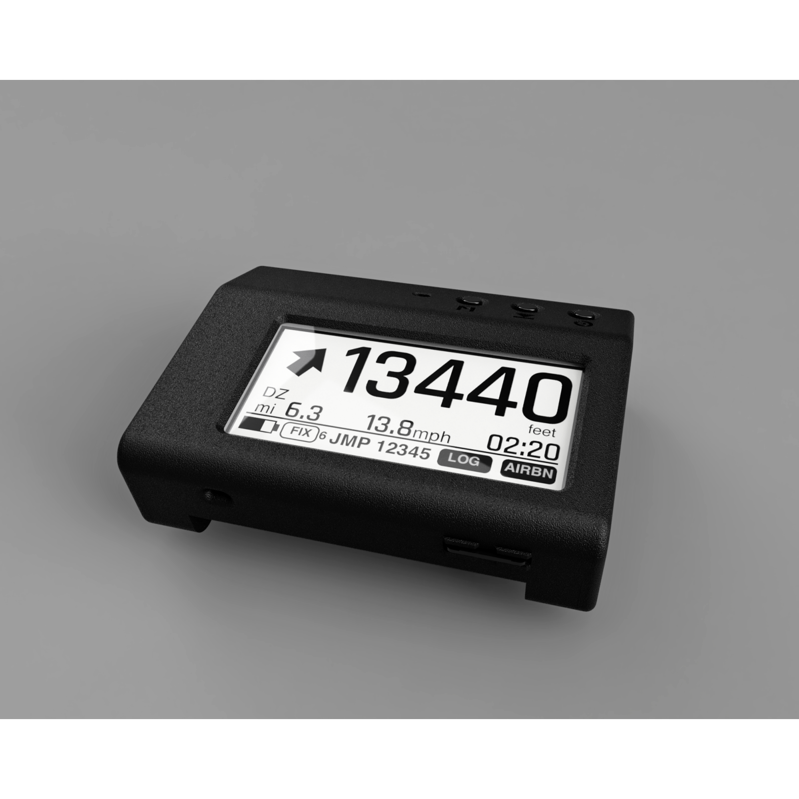 airlogOne mini Advanced Skydive Tracker and Altimeter
