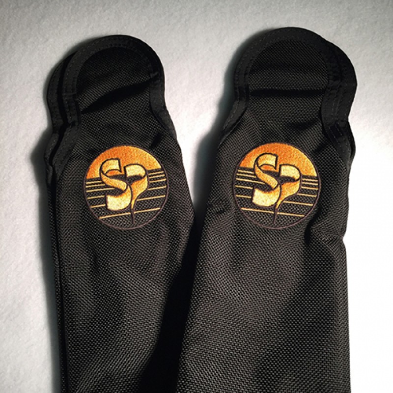 Sun Path Carbondura Leg Pad Covers with Black/Gold Logo